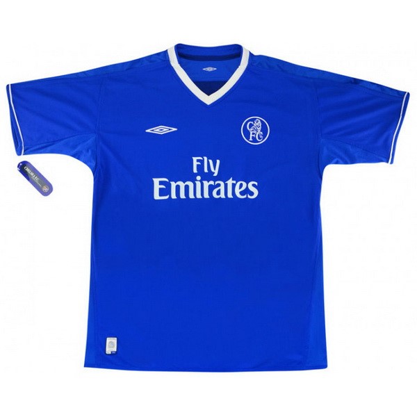 Camiseta Chelsea Primera equipación Retro 2003 2005 Azul